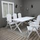 Matgrupp Baltic Garden Scottsdale 190 Med 6 Kungshamn Stolar