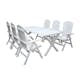 Matgrupp Baltic Garden Scottsdale 190 Med 6 Kungshamn Stolar