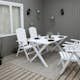 Matgrupp Baltic Garden Scottsdale 150 Med 4 Kungshamn Stolar