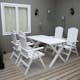 Matgrupp Baltic Garden Scottsdale 150 Med 4 Kungshamn Stolar