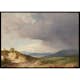 Poster Gallerix Hilly Landscape With Cloudy Skies By Károly Markó