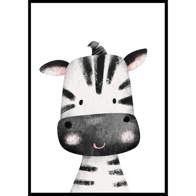 Poster Gallerix Zebra Portrait