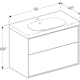 Tvättställsskåp Ifö Sense Art 90 med Avställningsyta och 2 Lådor