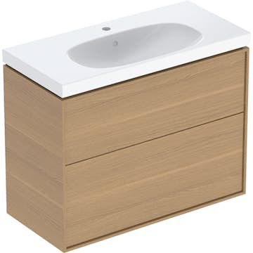 Tvättställsskåp Ifö Sense Art Kompakt 90 med Avställningsyta och 2 Lådor