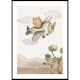 Poster Gallerix Fox In Airplane