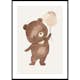 Poster Gallerix Teddy Bear With Balloon