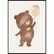 Poster Gallerix Teddy Bear With Balloon