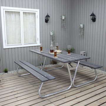 Picknickbord Baltic Garden Stabil Utan Ryggstöd