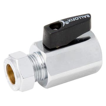 Kulventil Broen Ballofix 505 Rak med Vred