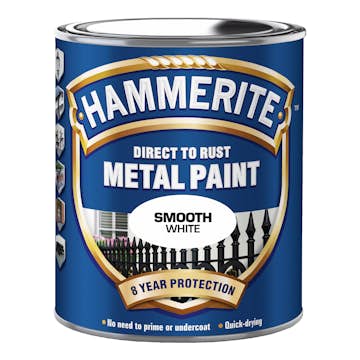 Lack Hammerite Slätlack Vit 250ml