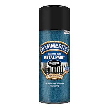 Rostskyddsfärg Hammerite Hammarlack Svart Spray 400ml