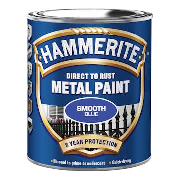 Rostskyddsfärg Hammerite Slätlack Blå 750ml