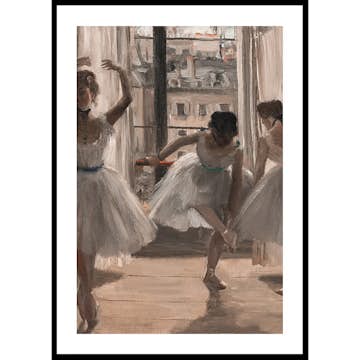 Poster Gallerix Danseuses Dans Une Salle D'exercice By Edgar Degas