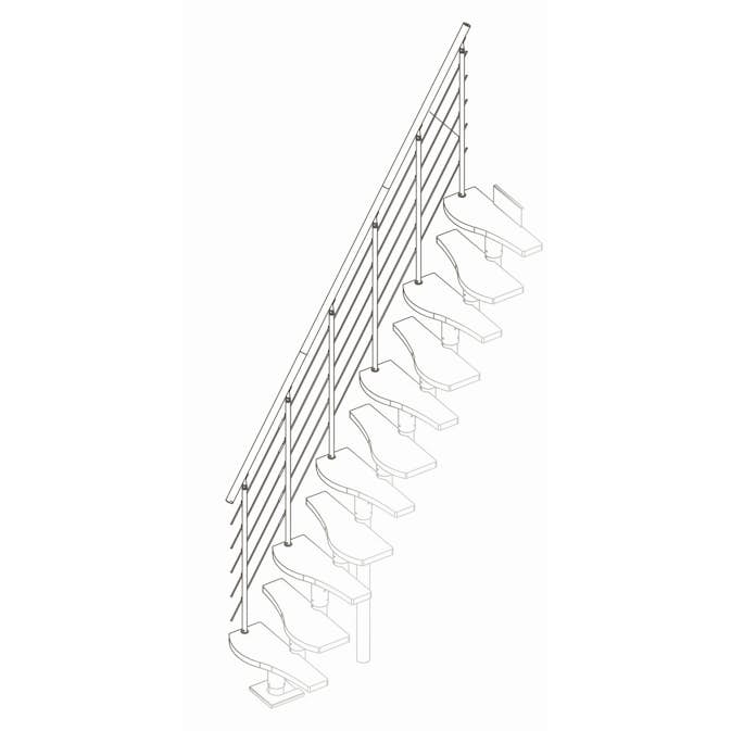 Extra Räcke Dolle Shape6 Komplett Bok Lack