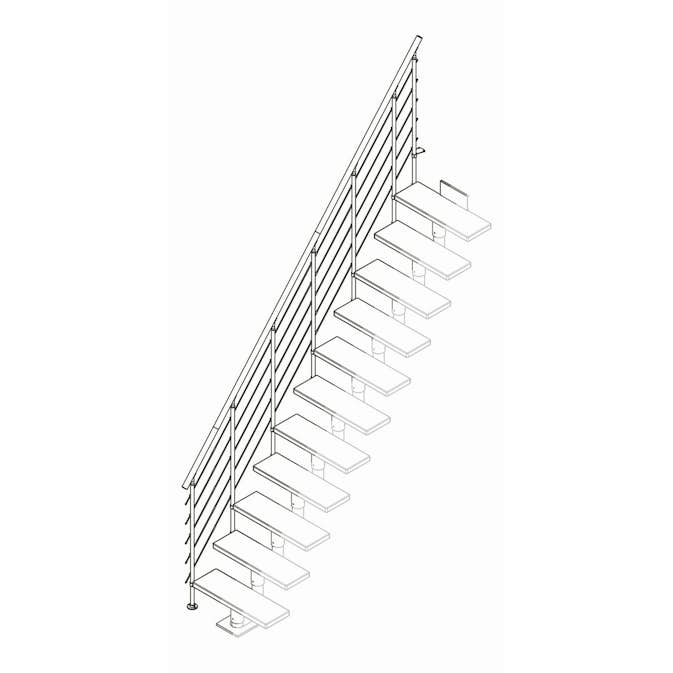 Extra Räcke Dolle Style6 Komplett Bok Lack