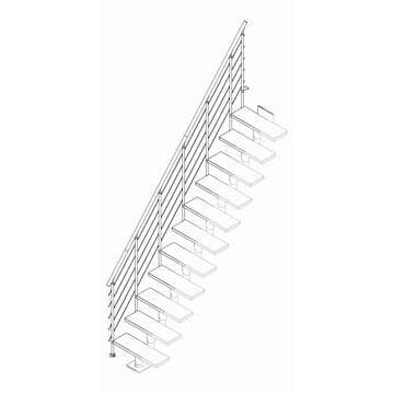 Extra Räcke Dolle Style6 Komplett Ek Lack