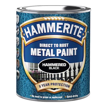 Rostskyddsfärg Hammerite Hammarlack Svart 250ml