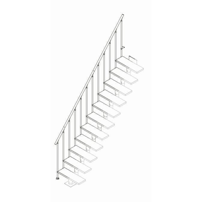 Extra Räcke Dolle Classic II Komplett Ek Oljad