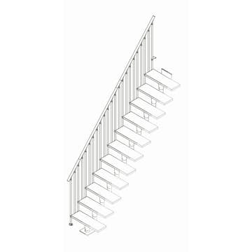 Extra Räcke Dolle Classic III Komplett Ek Lack