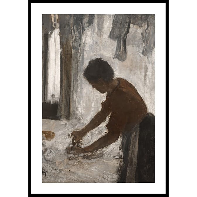 Poster Gallerix A Woman Ironing By Edgar Degas