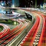 Tapet Idealdecor Urban Lightstripes