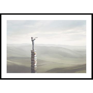 Poster Gallerix Tower Of Books