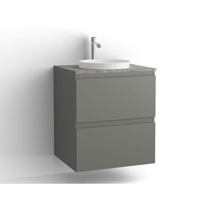 Tvättställsskåp Vedum Flow 600x478 med 2 Lådor