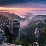 Tapet Idealdecor Sunrise On The Rocks