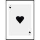 Poster Gallerix Ace Of Hearts