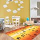 Barnmatta D-sign Saint Kids No Orange/Gul 100x150 cm