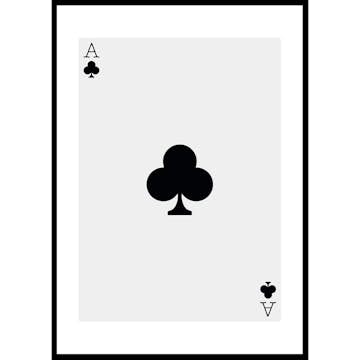 Poster Gallerix Ace Of Clubs