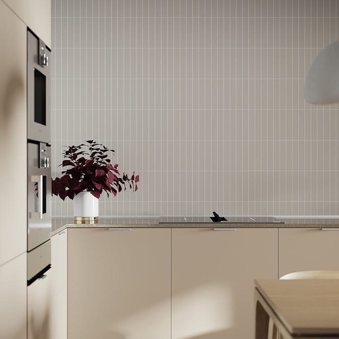 Stänkskyddsskiva Fibo 5200-M0420 EM Warm Grey 10x620x2400 mm