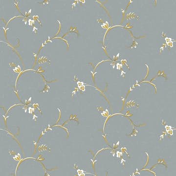 Tapet Duro Ekbacken Blå 523-04