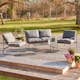 Loungegrupp ENVY DESIGN Theodor Trädgårdsgrupp i Aluminium med Dynor