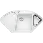Hörndiskbänk Blanco Delta II F InFino