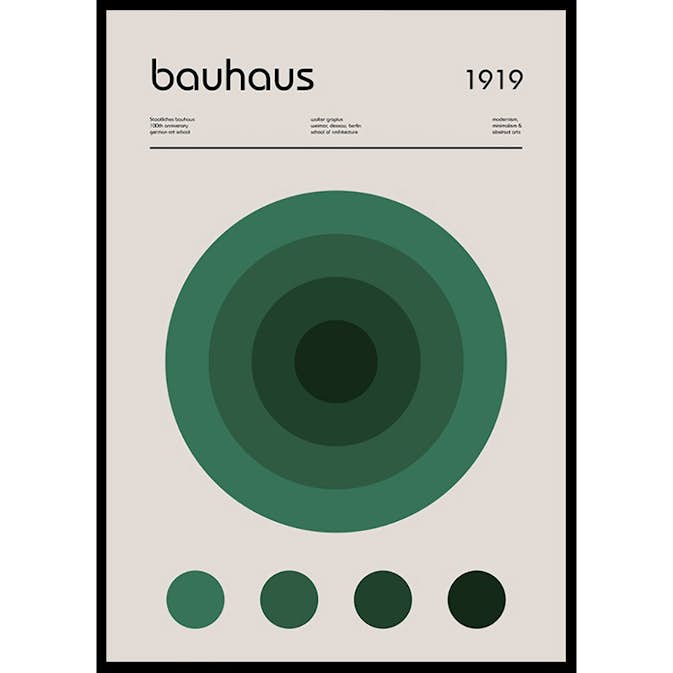Poster Gallerix Bauhaus Art No18