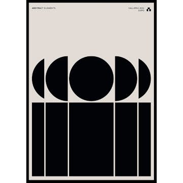 Poster Gallerix Abstract Elements No1