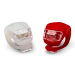 Cykellampa Briv Bikeset 2 LED Silicon Paket Fram & Bak