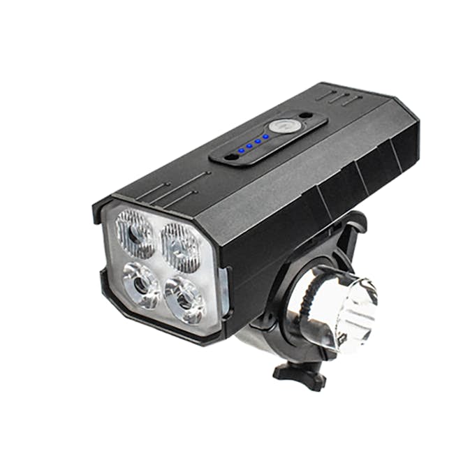 Cykellampa Briv Speed 1200 USB 4xT6 Cykelstrålkastare
