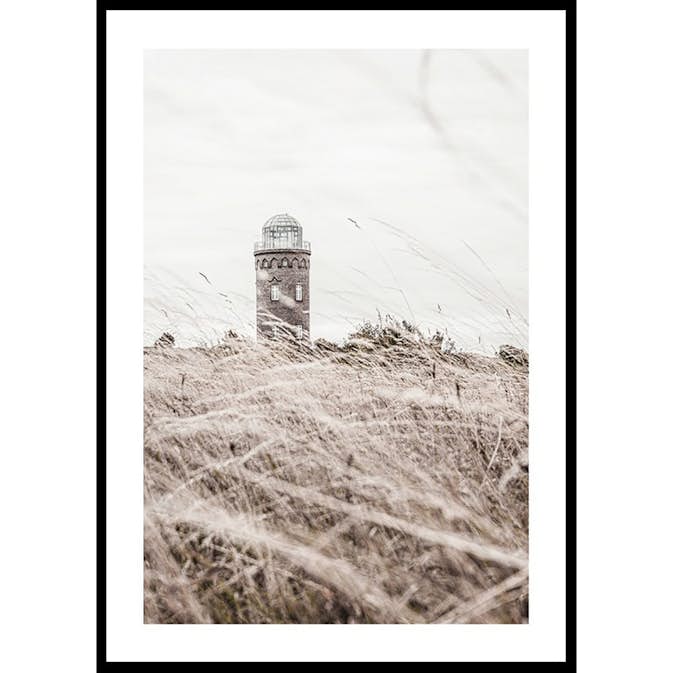Poster Gallerix Lighthouse In Field