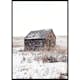 Poster Gallerix Sandhills Cabin In Snow