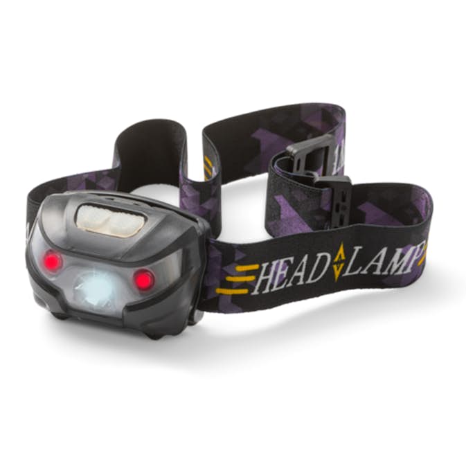 Pannlampa Briv HL3N 3W Svart