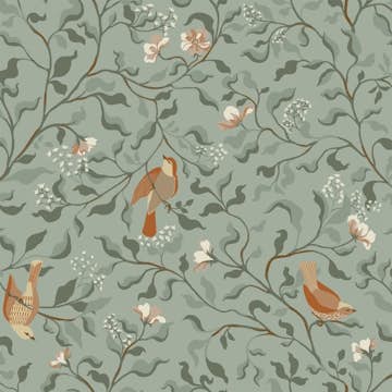 Tapet Duro Josefin Grön 534-02