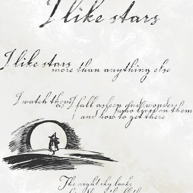 Tapet Paintpart Mumin 3 5349-1