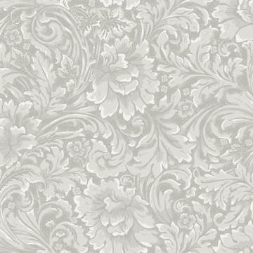 Tapeter Duro Flora Idun 535-01 QuickUp, Mönstrad Beigegrå