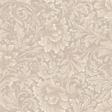 Tapet Duro Flora Idun Puderrosa 535-02 QuickUp, Mönstrad Rosa