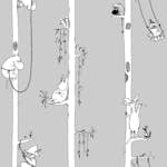 Tapet Paintpart Mumin 3 5351-3