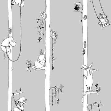 Tapet Paintpart Mumin 3 5351-3