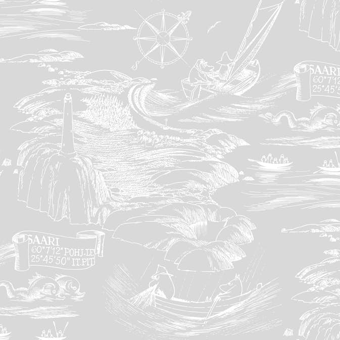 Tapet Paintpart Mumin 3 5355-7