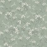 Tapet Duro Flora Sonja 536-04 QuickUp, Mönstrad Grön